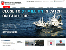Tablet Screenshot of garwareropes.com
